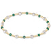 enewton design Pearl Sincerity Pattern Bead Bracelet with gold-filled beads, freshwater pearls and green onyx.