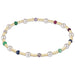 enewton design Pearl Sincerity Pattern Bead Bracelet – 4mm Hot Mess with freshwater pearls, multicolored gemstones and gold-filled beads.