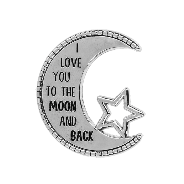 Ganz : I Love You to the Moon and Back Charm