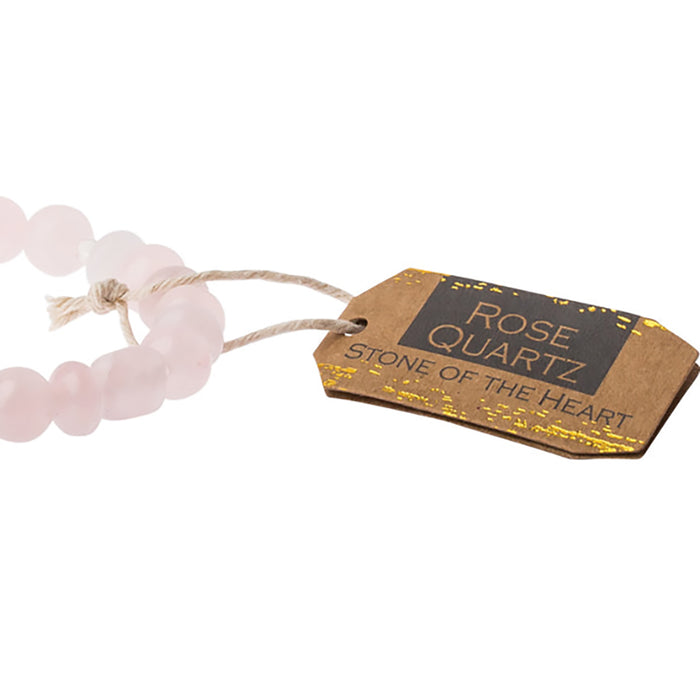 Scout Curated Wears : Stone Stack Bracelet - Rose Quartz