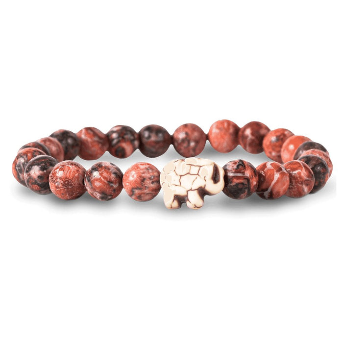 Fahlo : The Expedition Bracelet - Elephant - Tracking Bracelet in Desert Stone - Fahlo : The Expedition Bracelet - Elephant - Tracking Bracelet in Desert Stone