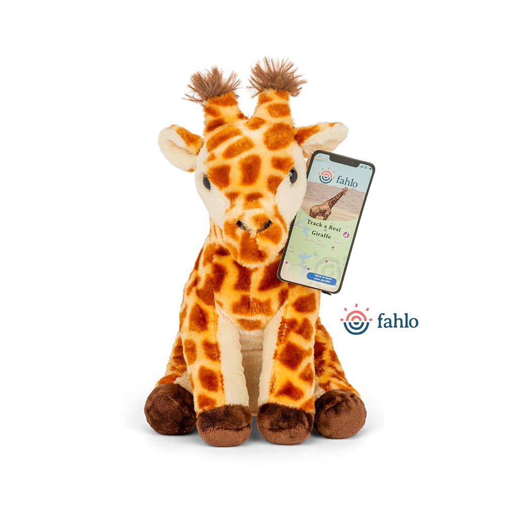 Fahlo Trek Giraffe Plush Real Live Tracking | Annies Hallmark