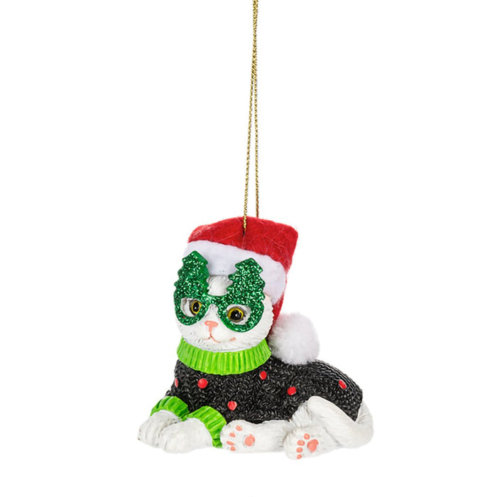 Ganz : Fleas Navidad Cat Ornaments - Assorted 1 at random. Style can not be chosen - Ganz : Fleas Navidad Cat Ornaments - Assorted 1 at random. Style can not be chosen