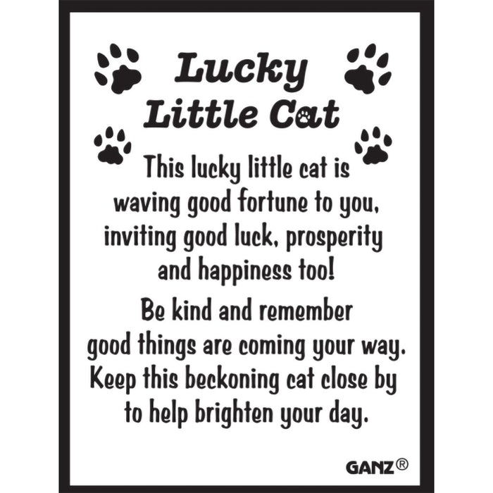 Ganz : Good Luck Cat Charm - Ganz : Good Luck Cat Charm