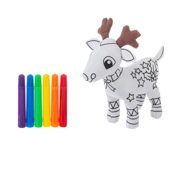 Ganz : Mini Coloring Kit - Reindeer - Ganz : Mini Coloring Kit - Reindeer