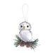 Ganz : Ornament Frosted Pinecone Owl - Ganz : Ornament Frosted Pinecone Owl