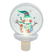 Ganz : Snowman Shimmer LED Disk Night Light - Holiday Cheer - Ganz : Snowman Shimmer LED Disk Night Light - Holiday Cheer