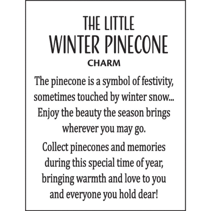 Ganz : The Little Winter Pinecone Charm - Ganz : The Little Winter Pinecone Charm