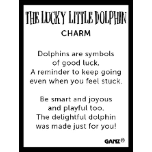 Ganz : The Lucky Little Dolphin Charm - Ganz : The Lucky Little Dolphin Charm