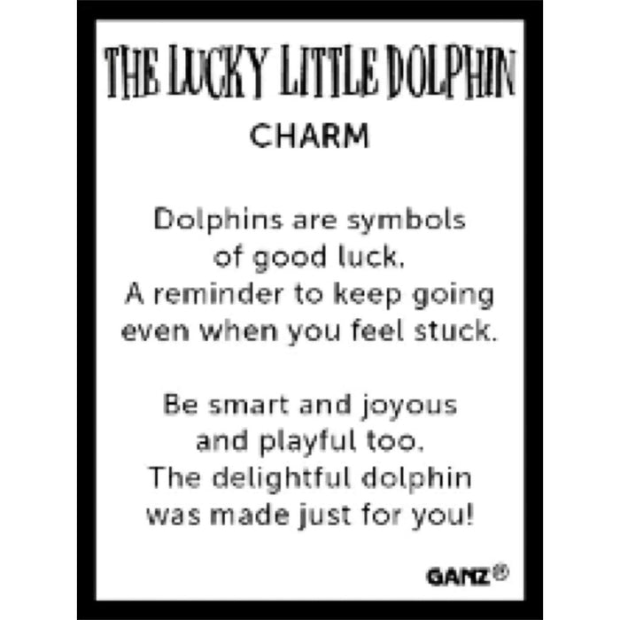 Ganz : The Lucky Little Dolphin Charm - Ganz : The Lucky Little Dolphin Charm