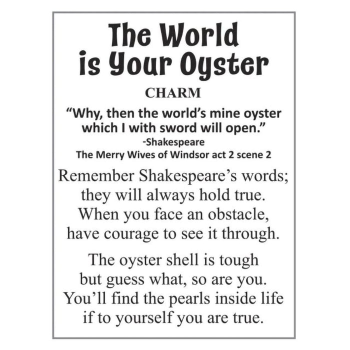 Ganz : The World is Your Oyster Charm - Ganz : The World is Your Oyster Charm