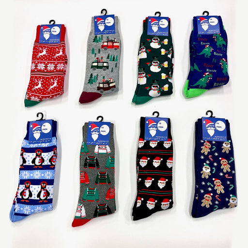 Gold Metal Socks : Fun Holiday Socks for Him - Assorted Styles - Gold Metal Socks : Fun Holiday Socks for Him - Assorted Styles