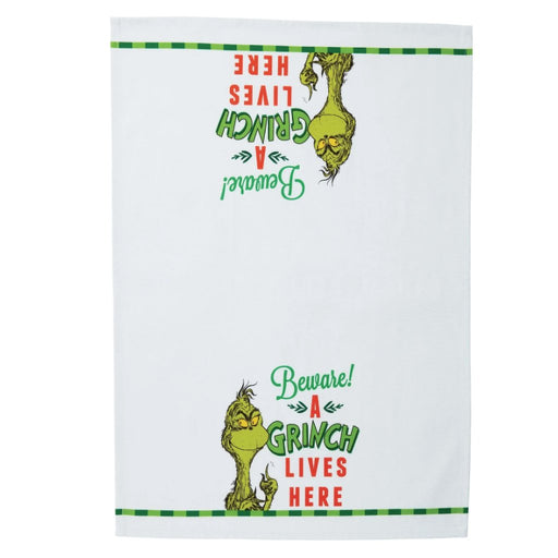 Grinch : Beware Grinch Tea Towel - Grinch : Beware Grinch Tea Towel