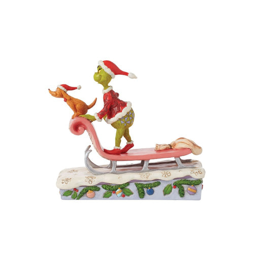 Grinch : Grinch and Max on Sled - Grinch : Grinch and Max on Sled