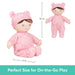 Gund : Rosabella 100% Recycled Baby Doll - Pink, 12 In - Gund : Rosabella 100% Recycled Baby Doll - Pink, 12 In