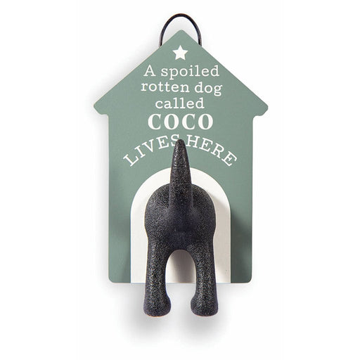 H & H Gifts : Dog Leash Hook - Coco - H & H Gifts : Dog Leash Hook - Coco