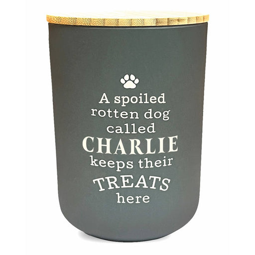 H & H Gifts : Dog Treat Jar - Charlie - H & H Gifts : Dog Treat Jar - Charlie