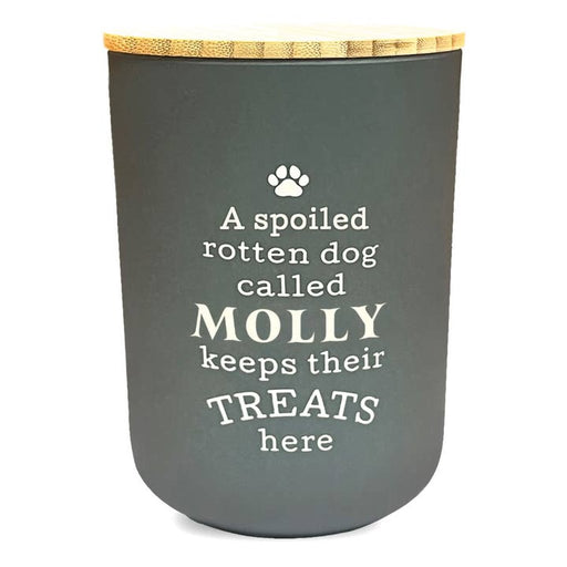 H & H Gifts : Dog Treat Jar - Molly - H & H Gifts : Dog Treat Jar - Molly