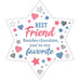 H & H Gifts : Reflective Star - Best Friend - Ornament - H & H Gifts : Reflective Star - Best Friend - Ornament