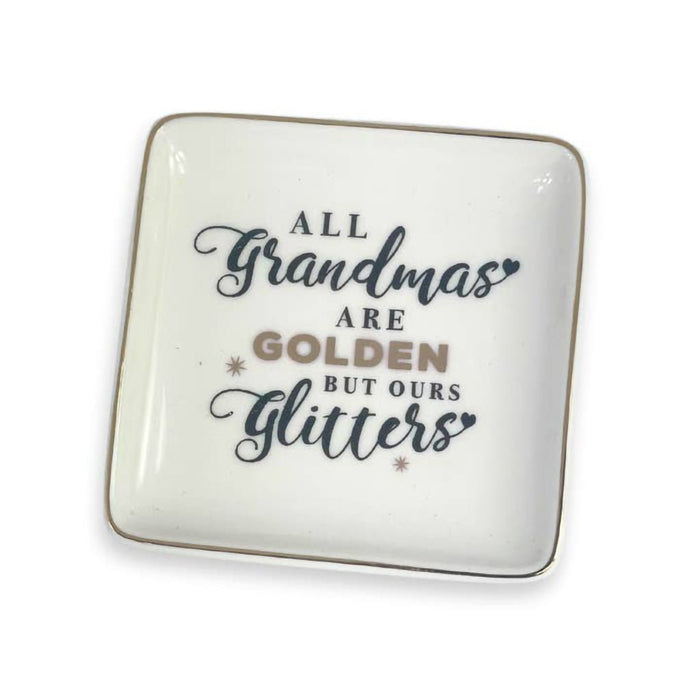 H & H Gifts : Trinket Dish - Grandma Glitter - H & H Gifts : Trinket Dish - Grandma Glitter