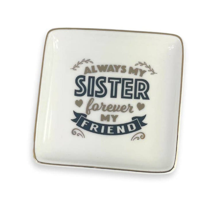 H & H Gifts : Trinket Dish - Sister Forever - H & H Gifts : Trinket Dish - Sister Forever