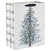 Hallmark : 13" Illustrated Evergreen on White Large Christmas Gift Bag - Hallmark : 13" Illustrated Evergreen on White Large Christmas Gift Bag