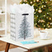 Hallmark : 13" Illustrated Evergreen on White Large Christmas Gift Bag - Hallmark : 13" Illustrated Evergreen on White Large Christmas Gift Bag