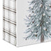 Hallmark : 13" Illustrated Evergreen on White Large Christmas Gift Bag - Hallmark : 13" Illustrated Evergreen on White Large Christmas Gift Bag