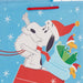 Hallmark : 13" Peanuts® Santa Snoopy on Dog House Sleigh Large Christmas Gift Bag - Hallmark : 13" Peanuts® Santa Snoopy on Dog House Sleigh Large Christmas Gift Bag