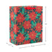 Hallmark : 13" Red Poinsettias and Pinecones Large Holiday Gift Bag - Hallmark : 13" Red Poinsettias and Pinecones Large Holiday Gift Bag