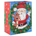 Hallmark : 13" Rudolph the Red - Nosed Reindeer® and Santa With Wreath Large Christmas Gift Bag - Hallmark : 13" Rudolph the Red - Nosed Reindeer® and Santa With Wreath Large Christmas Gift Bag