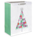 Hallmark : 13" Tinsel Tree on Cream Large Christmas Gift Bag - Hallmark : 13" Tinsel Tree on Cream Large Christmas Gift Bag