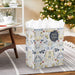 Hallmark : 15" Colorful Holiday Toile on White Extra - Deep Gift Bag - Hallmark : 15" Colorful Holiday Toile on White Extra - Deep Gift Bag