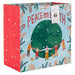 Hallmark : 15" Peace on Earth Extra - Deep Holiday Gift Bag - Hallmark : 15" Peace on Earth Extra - Deep Holiday Gift Bag