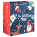 Hallmark : 15" Santa and Friends Extra - Deep Christmas Gift Bag - Hallmark : 15" Santa and Friends Extra - Deep Christmas Gift Bag