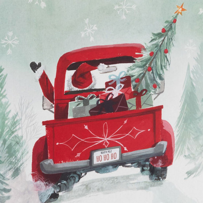 Hallmark : 15.5" Santa in Red Truck Extra - Large Christmas Gift Bag - Hallmark : 15.5" Santa in Red Truck Extra - Large Christmas Gift Bag