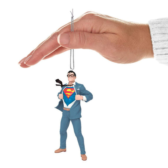 Hallmark : 2024 Keepsake DC™ Superman™ Clark Kent™ Ornament (66) - Hallmark : 2024 Keepsake DC™ Superman™ Clark Kent™ Ornament (66)