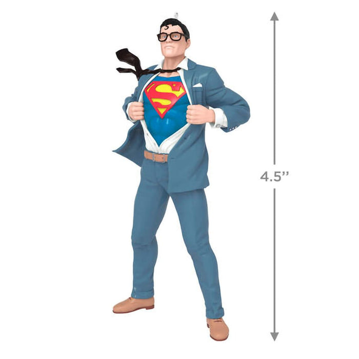 Hallmark : 2024 Keepsake DC™ Superman™ Clark Kent™ Ornament (66) - Hallmark : 2024 Keepsake DC™ Superman™ Clark Kent™ Ornament (66)