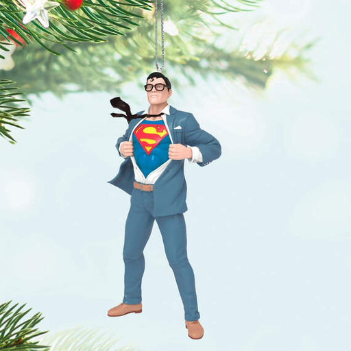 Hallmark : 2024 Keepsake DC™ Superman™ Clark Kent™ Ornament (66) - Hallmark : 2024 Keepsake DC™ Superman™ Clark Kent™ Ornament (66)