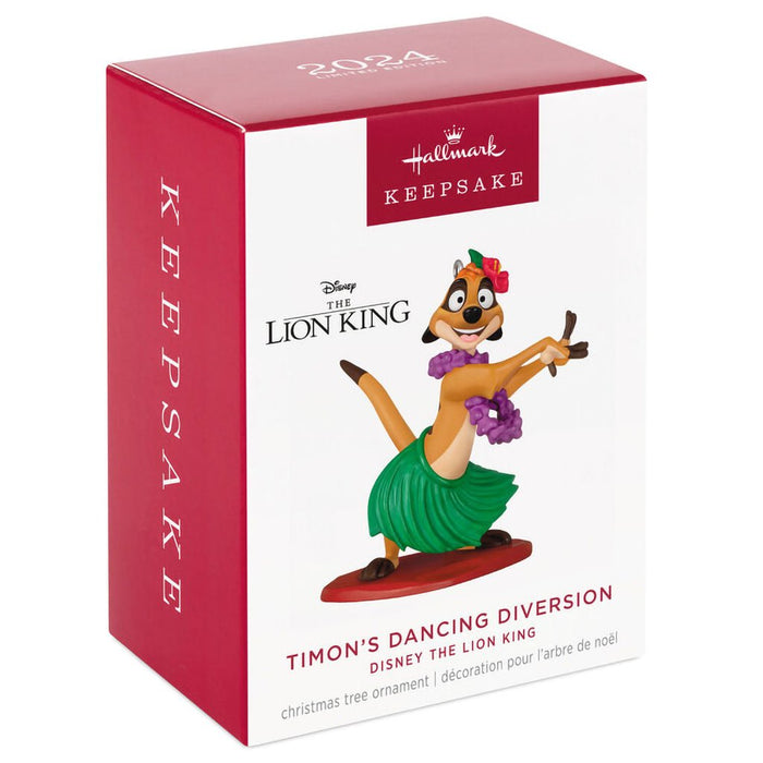 Hallmark : 2024 Keepsake Disney The Lion King Timon's Dancing Diversion - Ornament - Hallmark : 2024 Keepsake Disney The Lion King Timon's Dancing Diversion - Ornament