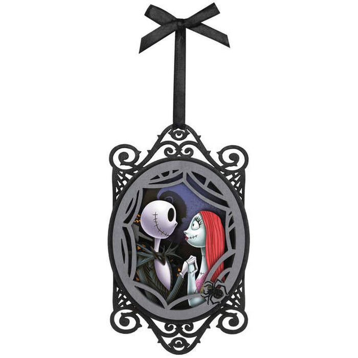 Hallmark : 2024 Keepsake Disney Tim Burton's The Nightmare Before Christmas Jack and Sally Papercraft Ornament (163) - Hallmark : 2024 Keepsake Disney Tim Burton's The Nightmare Before Christmas Jack and Sally Papercraft Ornament (163)