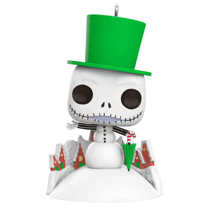 Hallmark : 2024 Keepsake Disney Tim Burton's The Nightmare Before Christmas Jack Skellington Snowman Funko POP!® Ornament (164) - Hallmark : 2024 Keepsake Disney Tim Burton's The Nightmare Before Christmas Jack Skellington Snowman Funko POP!® Ornament (164)