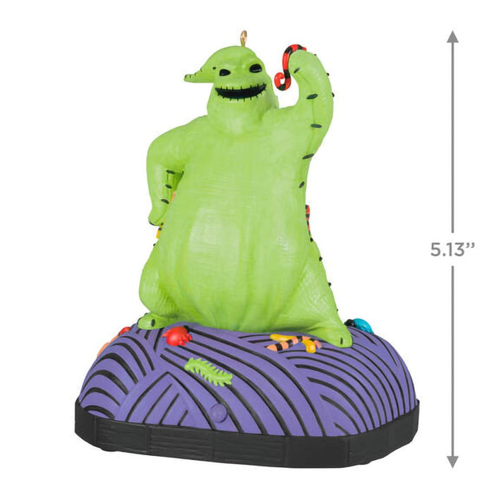 Hallmark : 2024 Keepsake Disney Tim Burton's The Nightmare Before Christmas Oogie Boogie Ornament With Sound and Motion (232) - Hallmark : 2024 Keepsake Disney Tim Burton's The Nightmare Before Christmas Oogie Boogie Ornament With Sound and Motion (232)