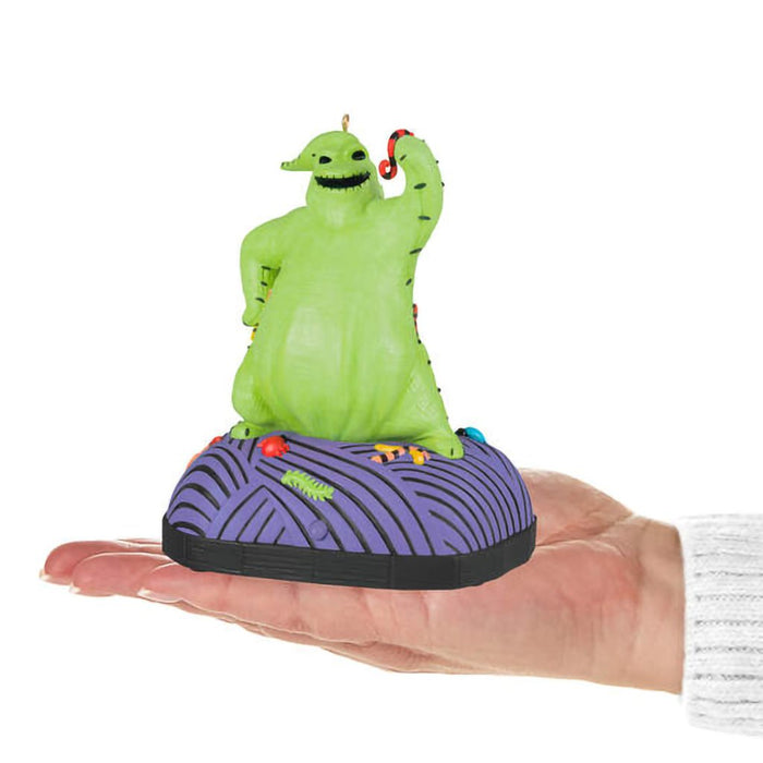 Hallmark : 2024 Keepsake Disney Tim Burton's The Nightmare Before Christmas Oogie Boogie Ornament With Sound and Motion (232) - Hallmark : 2024 Keepsake Disney Tim Burton's The Nightmare Before Christmas Oogie Boogie Ornament With Sound and Motion (232)