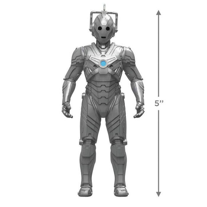 Hallmark : 2024 Keepsake Doctor Who Cyberman Ornament (82) - Hallmark : 2024 Keepsake Doctor Who Cyberman Ornament (82)