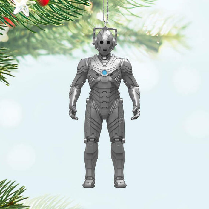 Hallmark : 2024 Keepsake Doctor Who Cyberman Ornament (82) - Hallmark : 2024 Keepsake Doctor Who Cyberman Ornament (82)