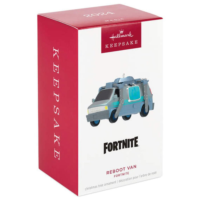 Hallmark : 2024 Keepsake Fortnite Reboot Van Ornament With Light (263) - Hallmark : 2024 Keepsake Fortnite Reboot Van Ornament With Light (263)