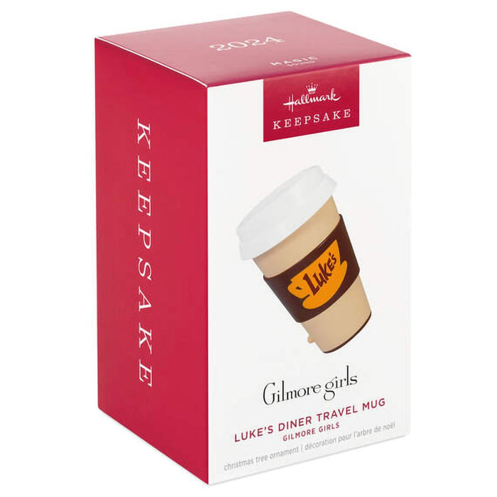 Hallmark : 2024 Keepsake Gilmore Girls Luke's Diner Travel Mug Ornament With Sound (184) - Hallmark : 2024 Keepsake Gilmore Girls Luke's Diner Travel Mug Ornament With Sound (184)