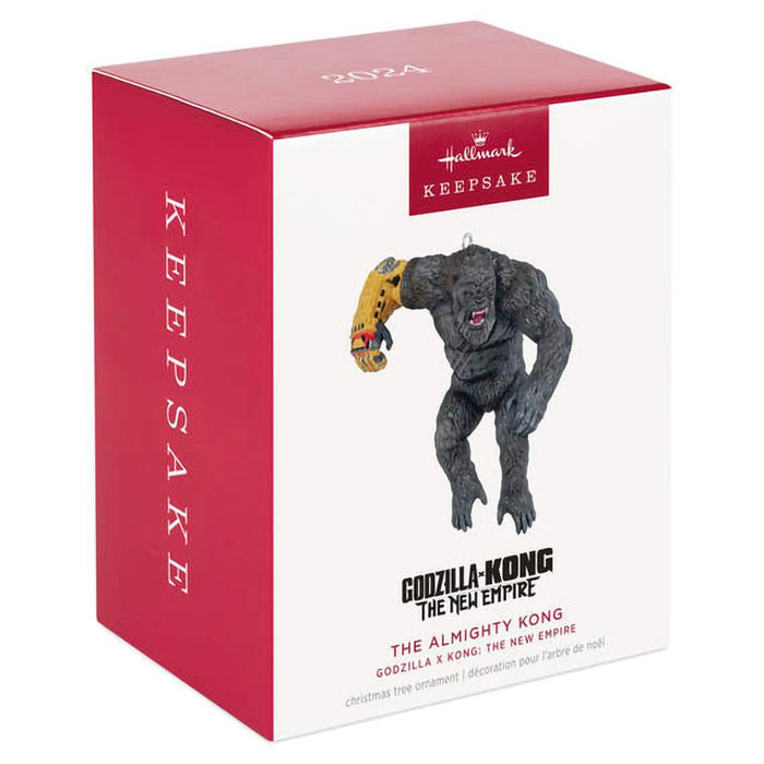 Hallmark : 2024 Keepsake Godzilla x Kong: The New Empire The Almighty Kong Ornament (329) - Hallmark : 2024 Keepsake Godzilla x Kong: The New Empire The Almighty Kong Ornament (329)