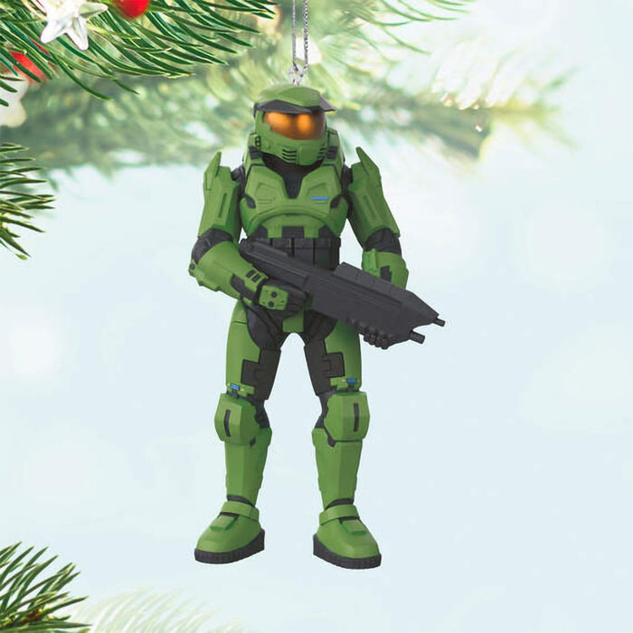 Hallmark : 2024 Keepsake Halo® Master Chief Ornament (190) - Hallmark : 2024 Keepsake Halo® Master Chief Ornament (190)